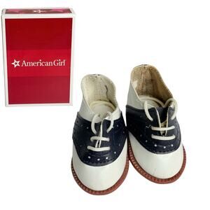 American Girl Molly Saddle Shoes Blue White Pleasant Company Doll Accessories